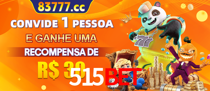 Banner institucional da 515bet sobre parceria de marcas e criação de uma marca de excelência, apresentando os mascotes de jogos populares como o Fortune Tiger.