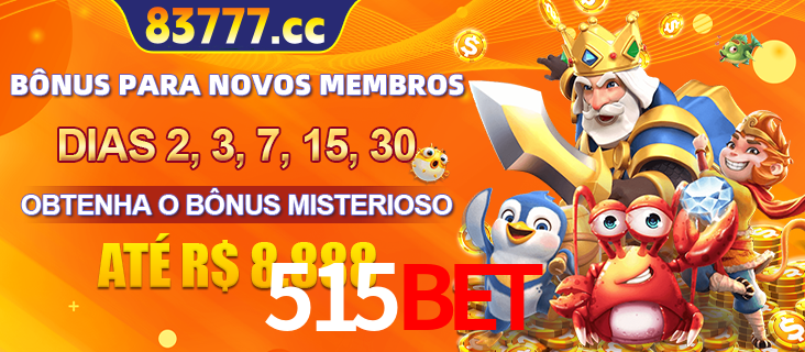 Anúncio dos benefícios para Membro VIP Sênior na plataforma 515bet, incluindo bônus promocionais, semanais e mensais, ilustrado com o personagem Fortune Tiger.